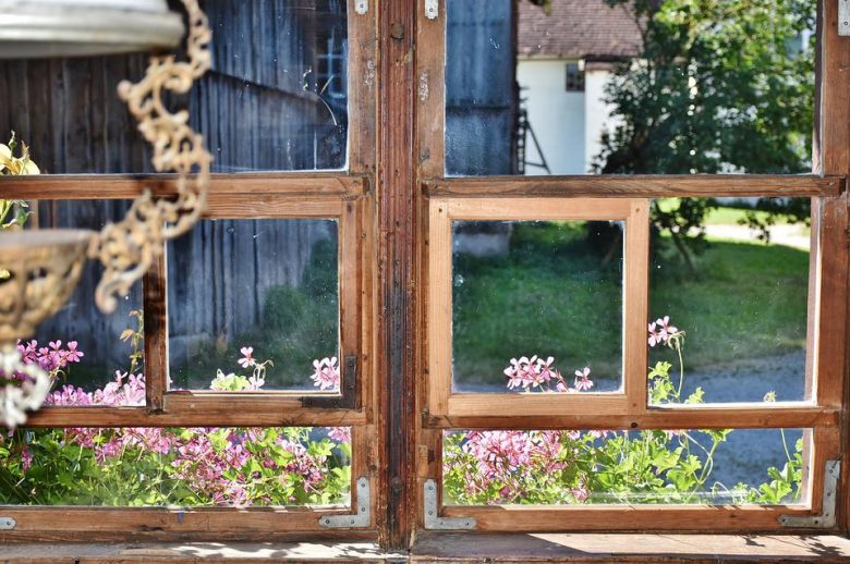 vieille fenêtre simple vitrage